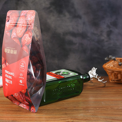 Snack-Food-Viererkabel-mittlere Dichtung 220g-, dasgewohnheit Verpackentaschen druckte, druckte Plastiktaschen für das Verpacken der Lebensmittel