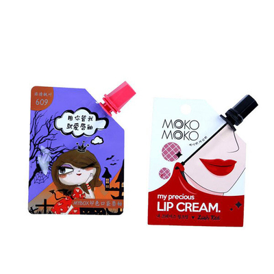 Aluminiumtüllen-Beutel des make-up10mm, der kosmetische Stamm-Wimperntusche und Lippe mit Bürste verpackt