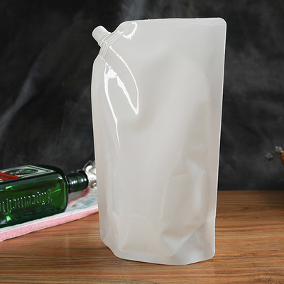 Weißer flüssiger Verpackenbeutel reinigender Juice Filling Pouch des Handdesinfizierer-60mic