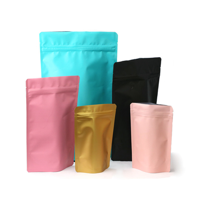 ZIPverschluss-Beutel-silberne Plastik Matt Light Foods 50g Plastikaluminiumfolie-Tasche Aluminium