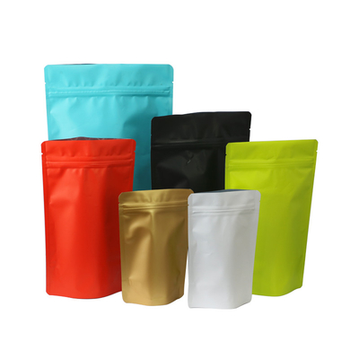 Aluminiumfolie Matte Black Stand Ups 50g 100g, die Speicher-Zipverschluss-Nahrung Doypack Plastik verpackt
