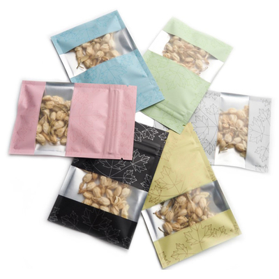 Gewohnheit druckte Nahrungsmittelspeicher-Taschen der wiederversiegelbaren Folien-Aluminium-120mic Plastik mit Reißverschluss für Trockenfutter /coffee /Snacks