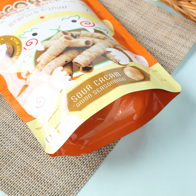 Kundenspezifische gedruckt stehen oben Beutel mit Reißverschluss für Süßigkeit. Plätzchen, Kekse. Kaffeeverpacken