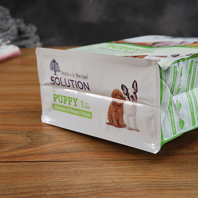 PlastikNahrung- für Haustiereverpackentaschen-Stand des hundbrc herauf Beutel-flache untere Keil-Taschen mit Reißverschluss