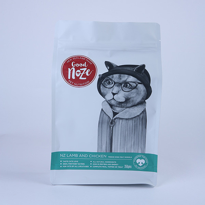 Aluminiumflache untere Tasche des reißverschluss-300g, die Cat Food Big Bags verpackt