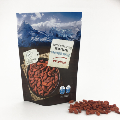 Wiederversiegelbarer Matte Plastic Aluminum Foil 25g stehen oben Beutel für das Verpacken der Lebensmittel