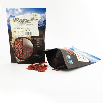 Wiederversiegelbarer Matte Plastic Aluminum Foil 25g stehen oben Beutel für das Verpacken der Lebensmittel