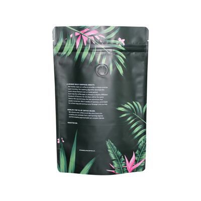 Verpackende Aluminiumfolie Doypack Plastik Matte Black Zip Pouch Foods
