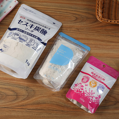 Das wiederversiegelbare Beutel-Verpacken des Molkeprotein-60mic steht herauf Nahrungsmittelbeutel