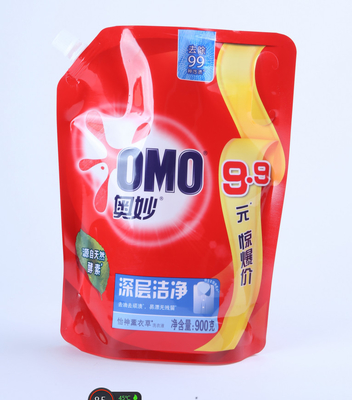 Pressung 60mic lamellierte Stand-oben Beutel-Juice Plastic Drink Packaging For-Stau