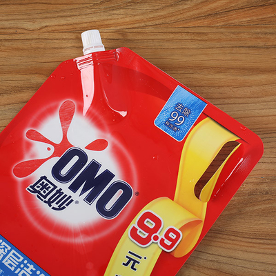 Pressung 60mic lamellierte Stand-oben Beutel-Juice Plastic Drink Packaging For-Stau