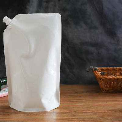 Weißer flüssiger Verpackenbeutel reinigender Juice Filling Pouch des Handdesinfizierer-60mic