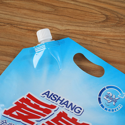 500Ml Waschpulver-Verpackungs-Beutel-Wasser-Verpackungs-Beutel-Ecken-Tülle