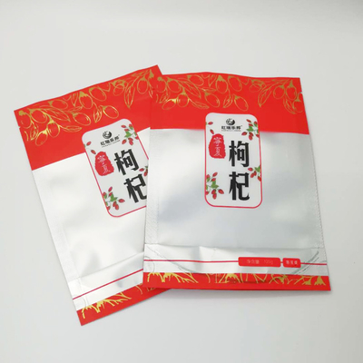 Weiße wiederversiegelbare ganz eigenhändig geschriebe Beutel Doypack Matte Food Storage Foil Pouch mit Reißverschluss