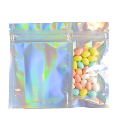 Geruch-Beweis-kleine wiederversiegelbare Taschen-glänzende wiederverwendbare Folien-Plastiktaschen-ganz eigenhändig geschriebes Make-up