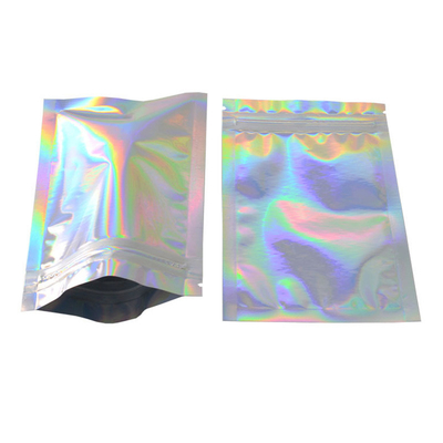 Heller wiederversiegelbarer Reißverschluss-Taschen-Regenbogen-Farboberflächenlaser ganz eigenhändig geschrieb