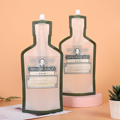 CPP flüssiges Verpacken steht oben Tüllen-Beutel 180mic für Getränke